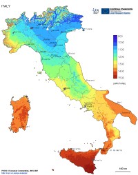 produzione media-fotovoltaico a Padova, Veneto - mappa radiazione solare - elettricista BadoSante Piove di Sacco, Padova