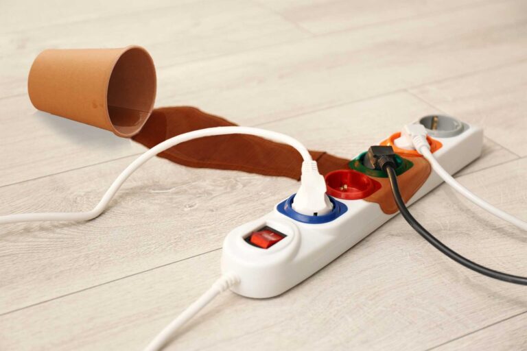 Liquidi su prese elettriche o multipla elettrica, Elettricista BadoSante, Piove di Sacco, Padova, Veneto