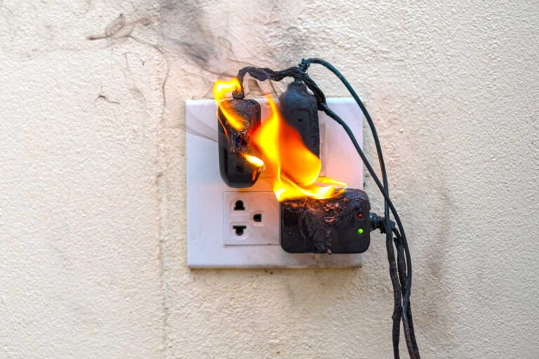 odore di bruciato a prese o quadro elettrico che prende fuoco, Elettricista badoSante, Piove di Sacco, Padova, Veneto